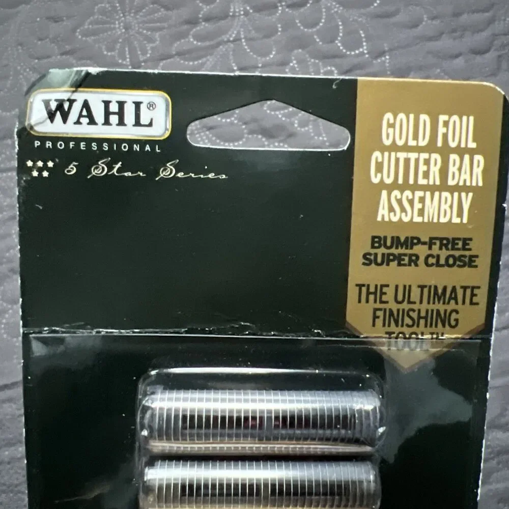 Wahl 7043 5 Star Series Finale Replacement Gold Foil & Cutter Bar Assembly NEW